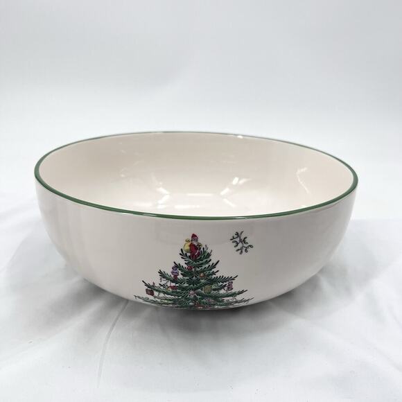 Spode Other - Spode Christmas Tree Santa 10" Porcelain Large Round Serving Bowl